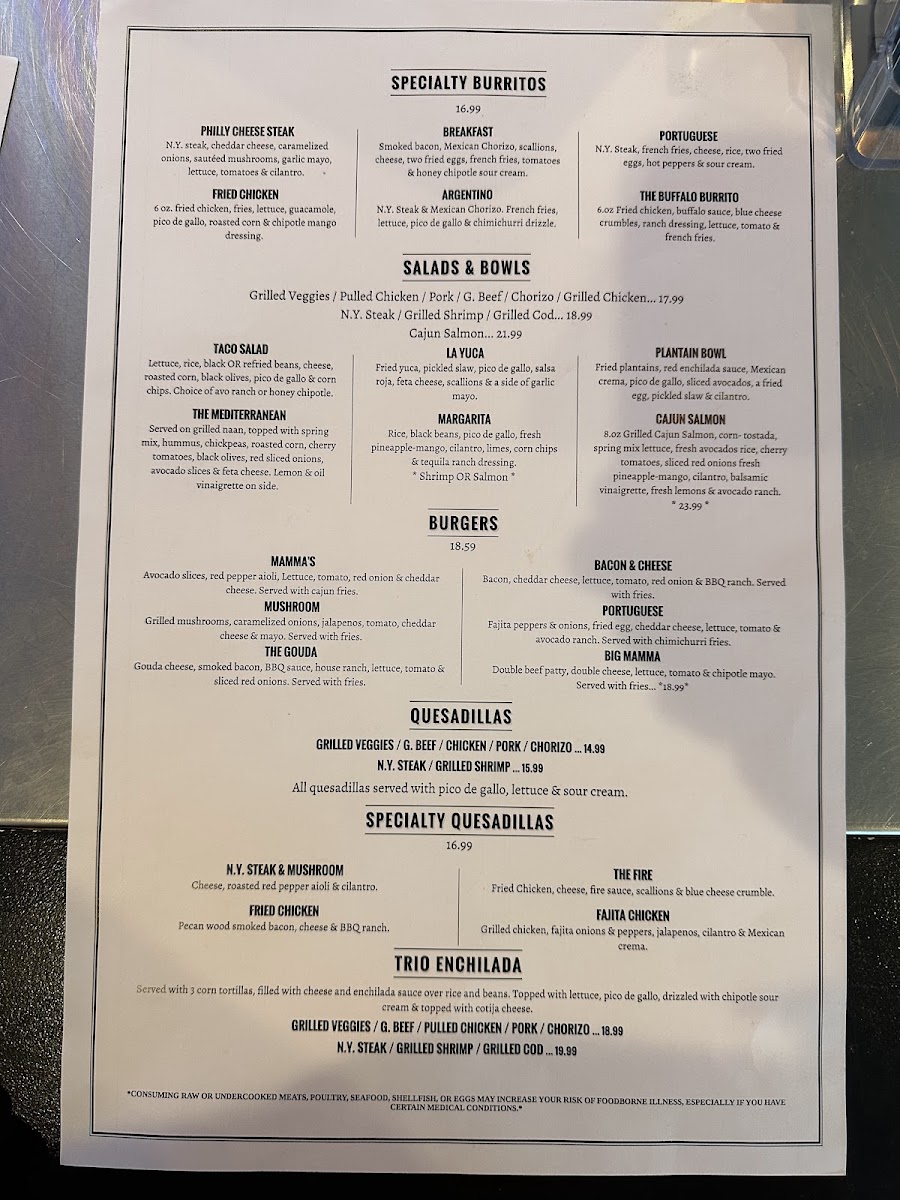 Menu Nacho Mamma's Barrington-1